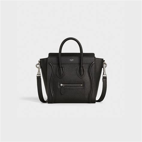 celine nano black|celine nano luggage for sale.